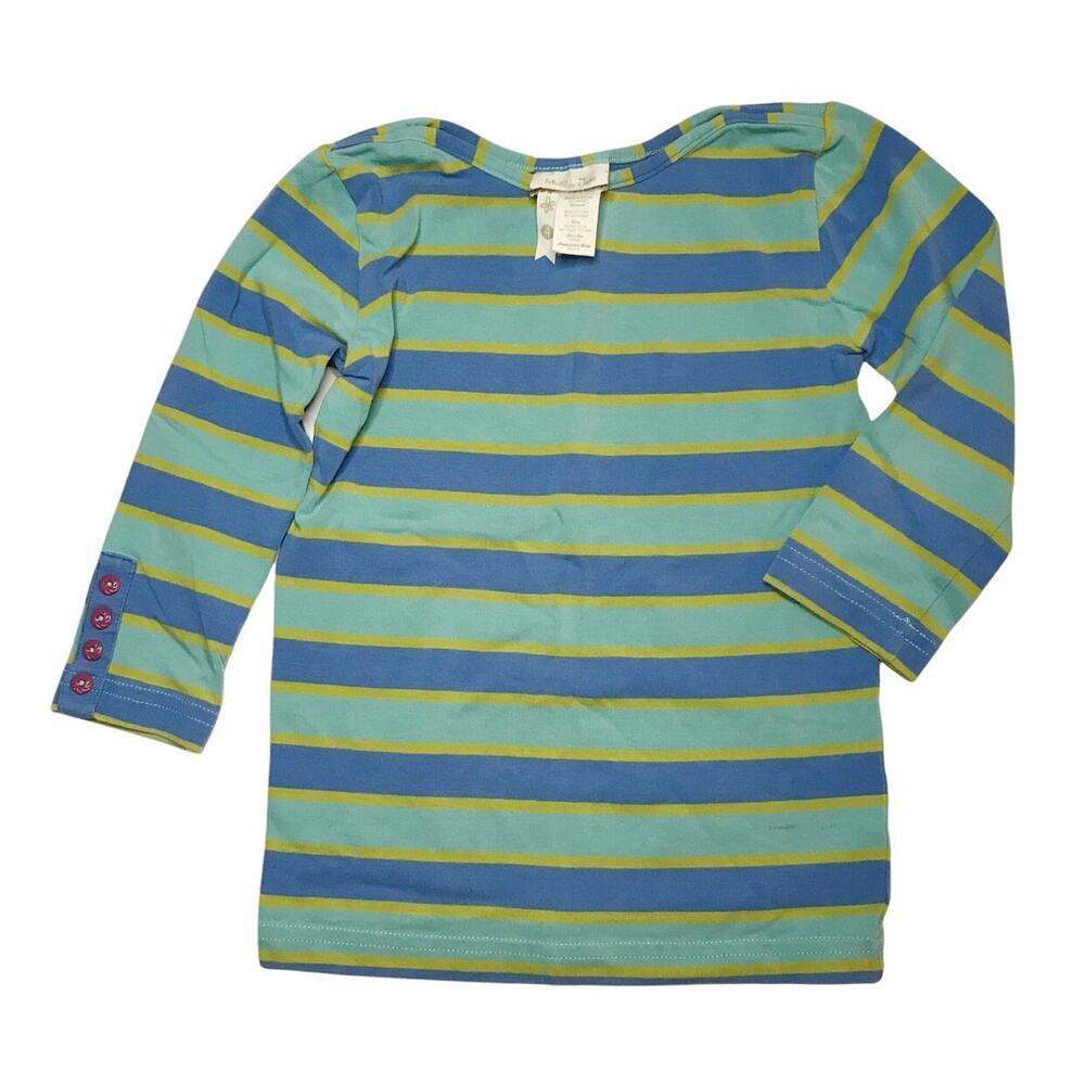 Matilda Jane Secret Fields Lapis Striped Tee 4Y